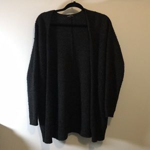 Charcoal knit express sweater